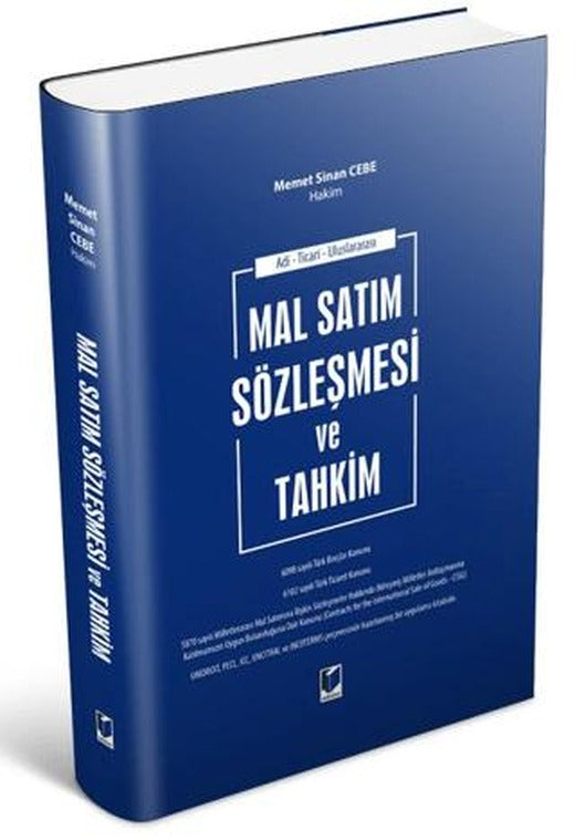 Mal Satım Sözleşmesi ve Tahkim | Adalet Yayınevi (Ciltli)
