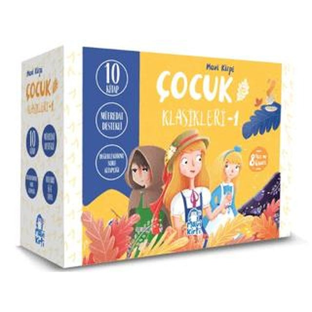 Mavi Kirpi Çocuk Klasikleri 1 Set (10 Kitap) | Mavi Kirpi Yayınları (Ciltsiz)