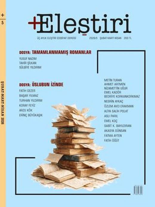 +Eleştiri Dergisi 5. Sayı Şubat-Mart-Nisan 2026 | Raf Kitap (Ciltsiz)
