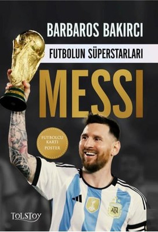 Messi - Futbolun Süperstarları - Futbolcu Kartı Poster | Tolstoy Yayıncılık