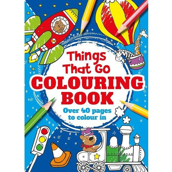 Things That Go Colouring Book | Igloo Books (Ciltsiz)