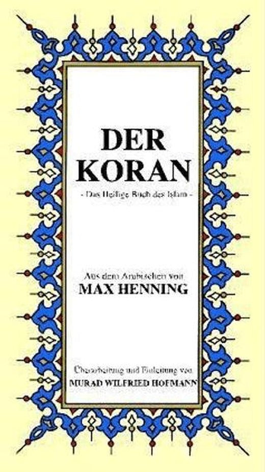Der Koran Almanca Kuran-ı Kerim Tercümesi (Karton Kapak, İpek Şamua Kağıt, Küçük Boy)