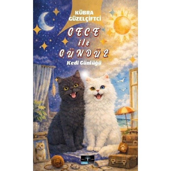 Gece İle Gündüz - Kedi Günlüğü | Kitap Ağacı Yayınları (İnce Kapak)