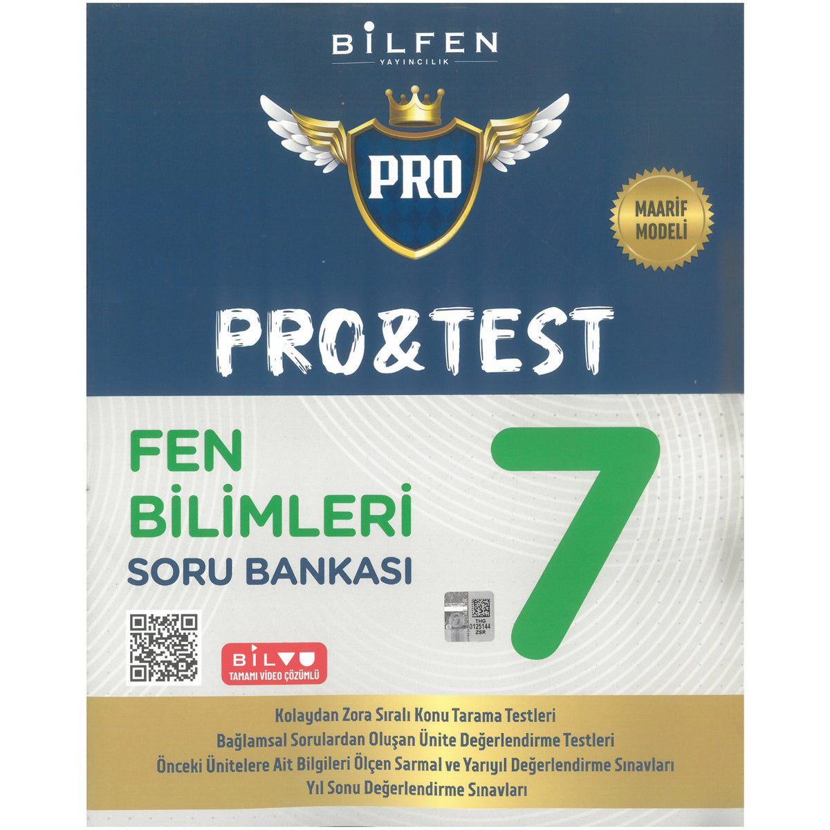 Bilfen Yayıncılık 7.Sınıf Pro&Test Fen Bilimleri Soru Bankası Maarif Model kitap kapağı