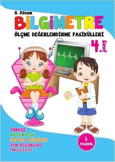 Bilgimetre 4.Sınıf 2.Dönem Ölçme Değerlendirme Fasikülleri kitap kapağı