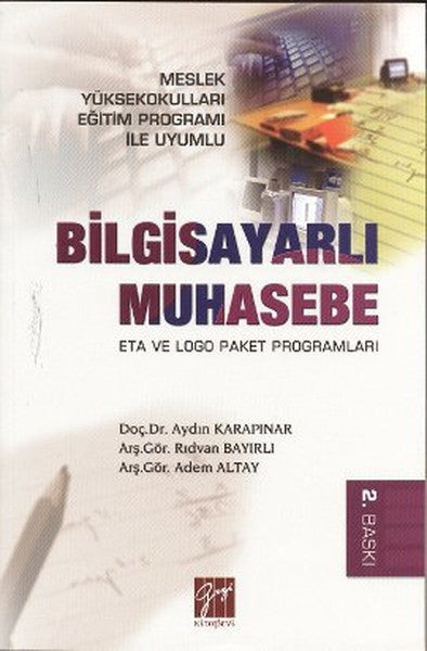 Gazi Kitabevi Bilgisayarlı Muhasebe - Adem Altay kitap kapağı