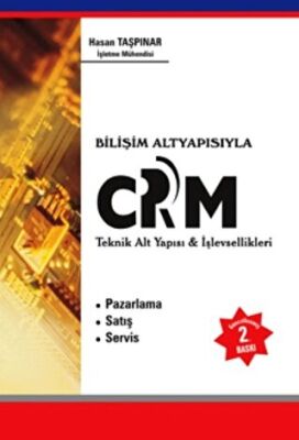 Bilişim Altyapısıyla CRM Teknik Alt Yapısı ve İşlevsellikleri - Hasan Taşpınar kitap kapağı