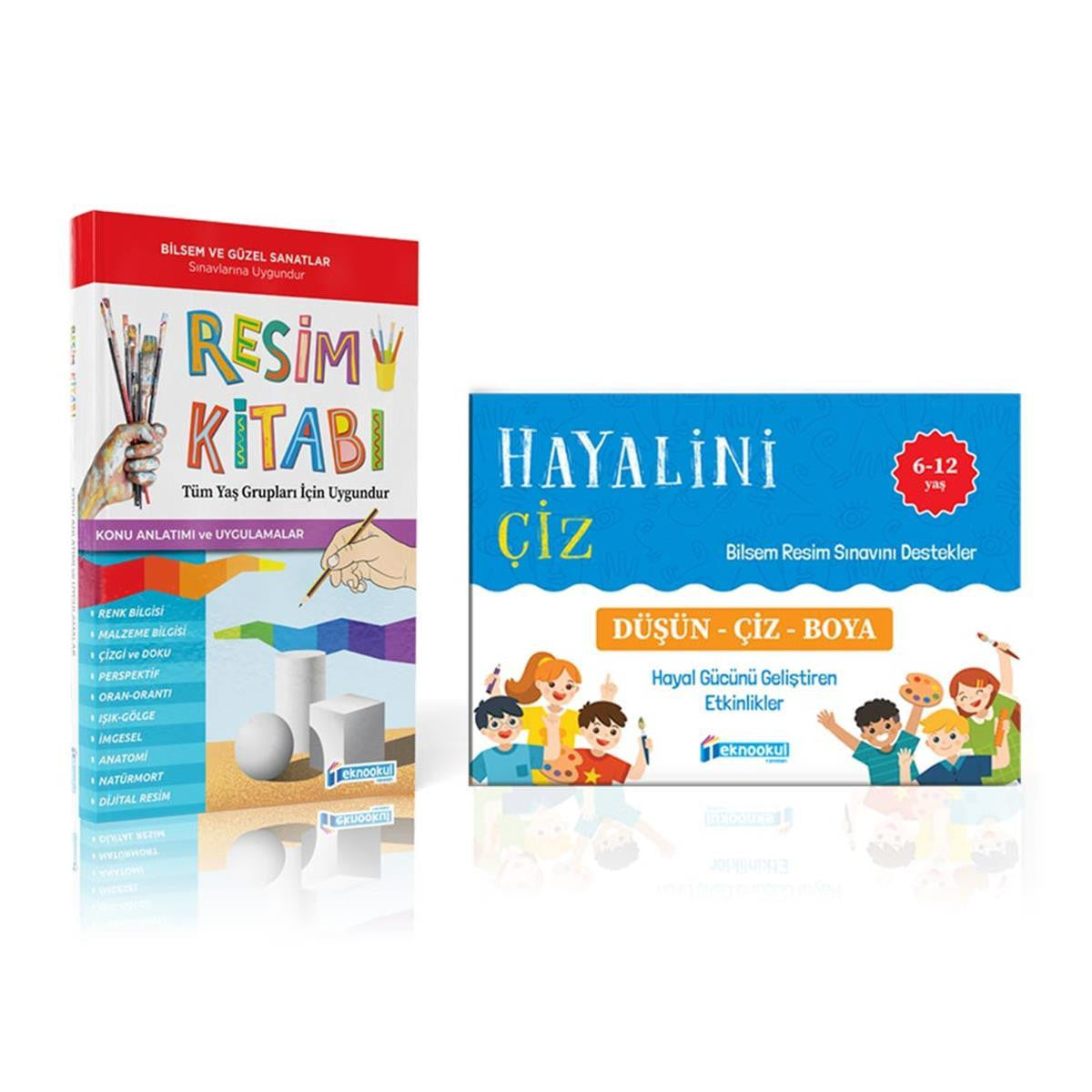 Bilsem Hazırlık 2'Lİ Resim Kitabı (Resim Konu Kitabı+Hayalini Çiz Resim Kİtabı) kitap kapağı