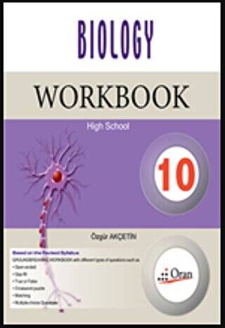 Biology 10 Workbook - Özgür Akçetin kitap kapağı