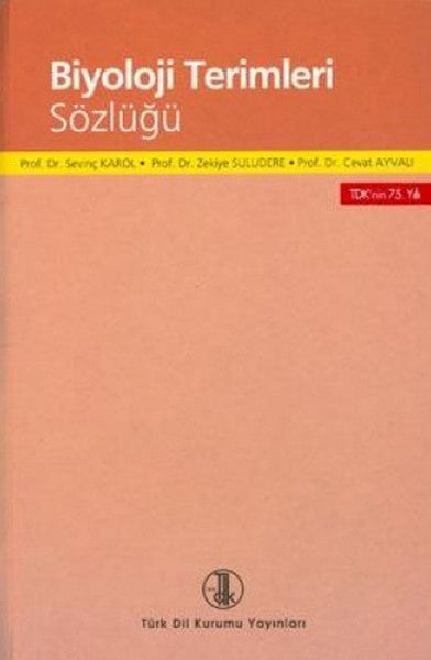 Biyoloji Terimleri Sözlüğü - Cevat Ayvalı kitap kapağı