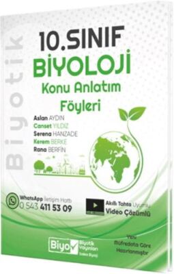 10. Sınıf Biyoloji Konu Anlatım Föyleri - Kolektif kitap kapağı