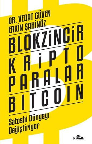 Blokzincir Kripto Paralar Bitcoin - Erkin Şahinöz kitap kapağı