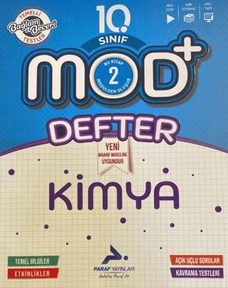 10. Sınıf Mod Kimya Defter | Paraf Yayınları (Ciltsiz) - Resim 1
