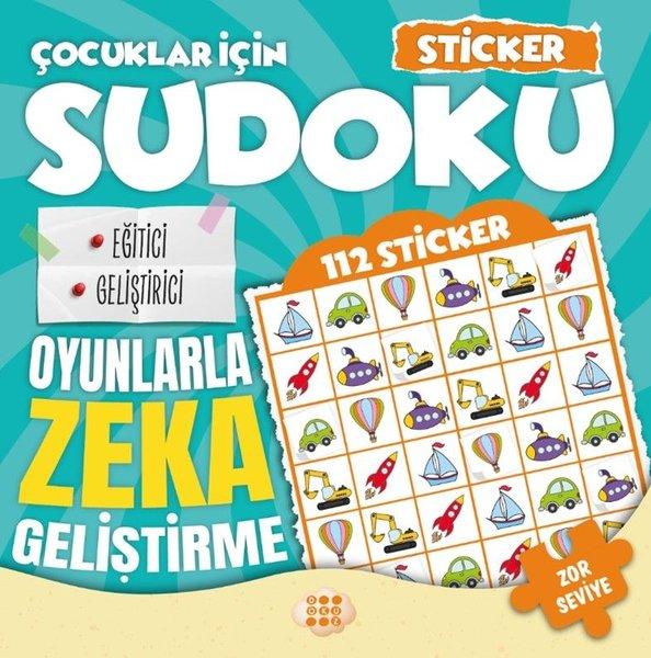 Çocuklar İçin Sudoku - Zor Seviye 1 - Sticker Hediyeli | Dokuz Yayınları (İnce Kapak) - Resim 1