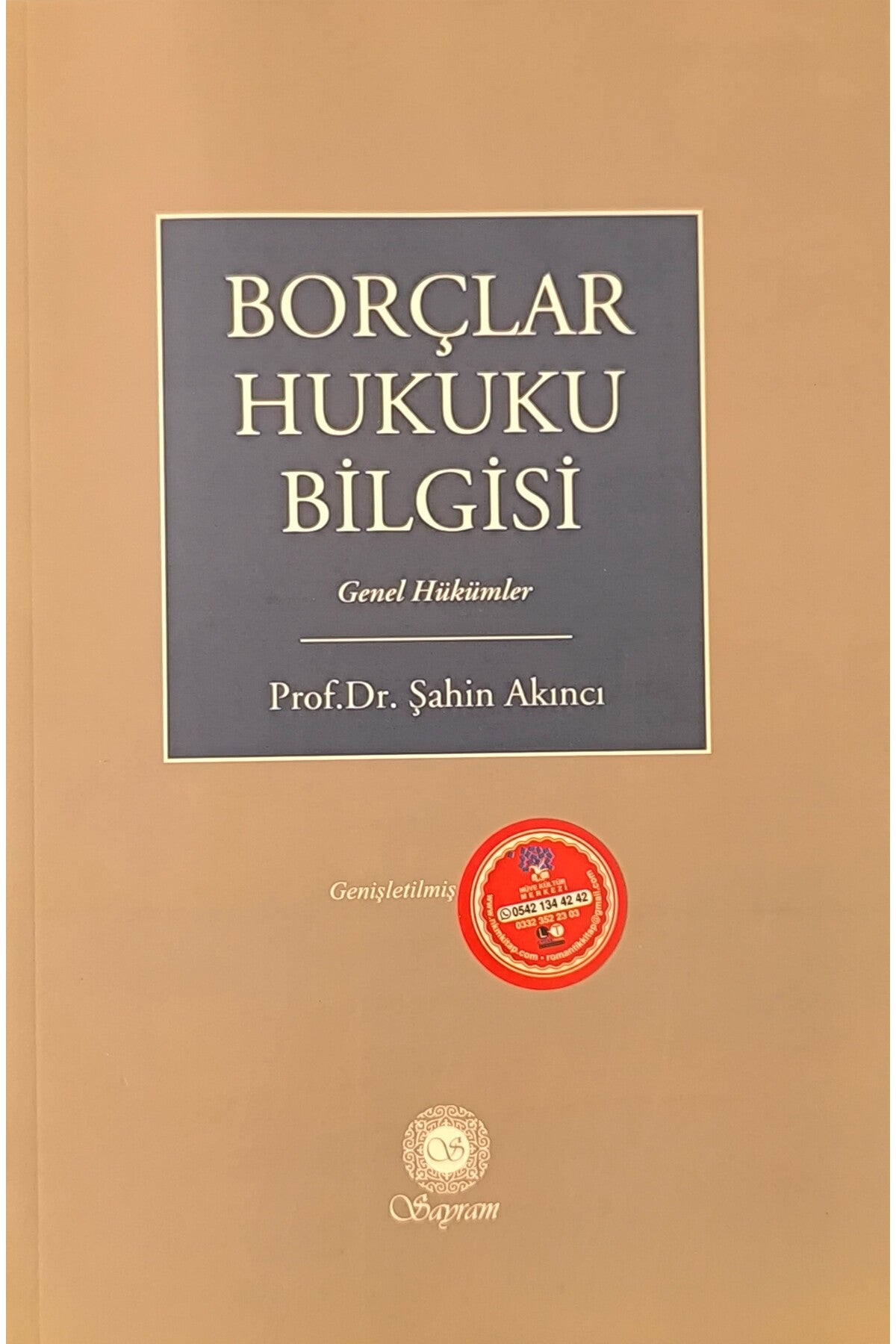 Borçlar Hukuku Bilgisi (Genişletilmiş 14.Cü, En Son Baskı 2024) kitap kapağı