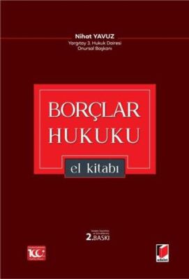 Borçlar Hukuku El Kitabı - Nihat YAVUZ kitap kapağı