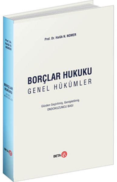 Borçlar Hukuku Genel Hükümler kitap kapağı