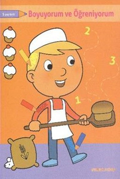Boyuyorum Öğreniyorum - Turuncu Kitap - Kolektif kitap kapağı