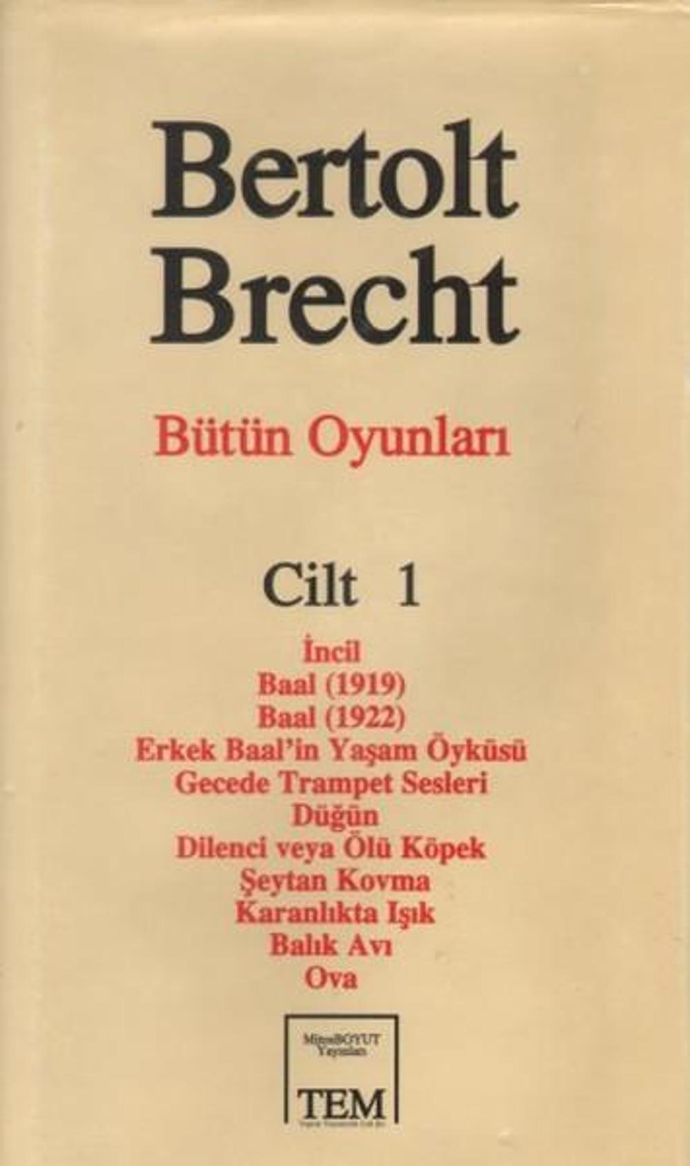 Bütün Oyunları Cilt: 1 | Mitos Boyut Yayınları