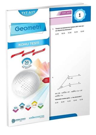 TYT-AYT Geometri Konu Testi | Doğru Orantı Yayınları (Ciltsiz) - Resim 1