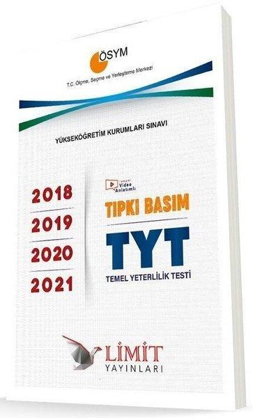 TYT Tıpkı Basım Çıkmış Sorular 2018-2019-2020-2021 | Limit Yayınları (İnce Kapak) - Resim 1