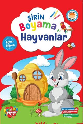 Şirin Boyama - Hayvanlar | Boyama Zamanı (Ciltsiz) - Resim 1