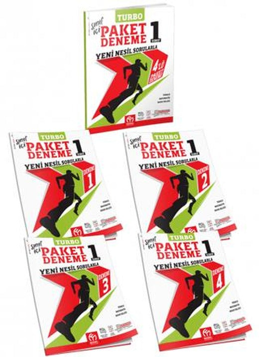 1. Sınıf Turbo Sınıf İçi Paket Deneme - 4 Deneme | Model Eğitim Yayıncılık (Ciltsiz)