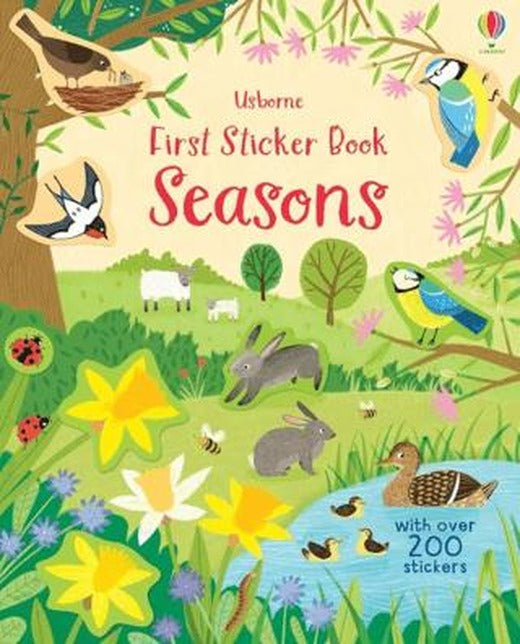 First Sticker Book Seasons: 1 | Usborne (Ciltsiz)