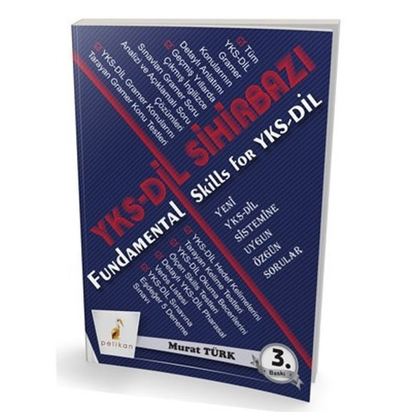 YKS Dil Sihirbazı-Fundamental Skills for YKS Dil | Pelikan Yayınları (İnce Kapak)