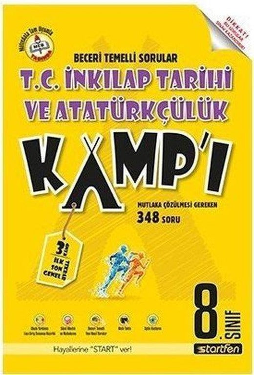 8. Sınıf T.C. İnkılap Tarihi Ve Atatürkçülük Kampı | Startfen Yayınları (İnce Kapak)
