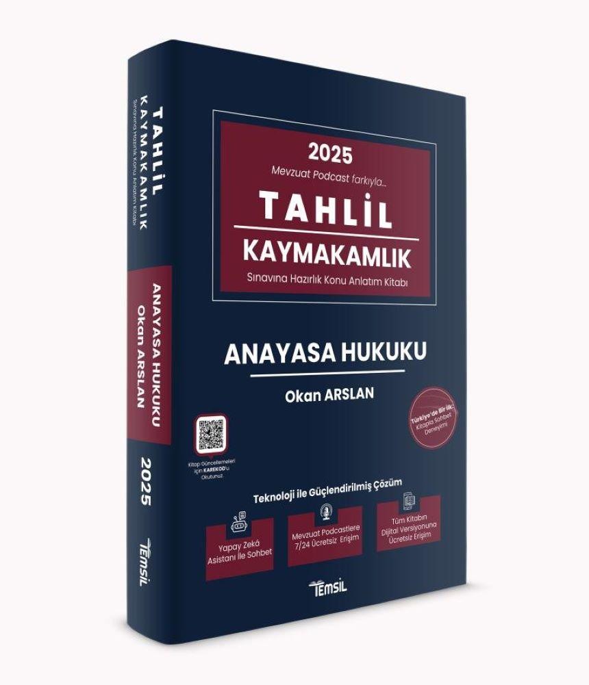 Tahlil Anayasa Hukuku Konu Anlatım Kitabı | Temsil Kitap (Ciltsiz)
