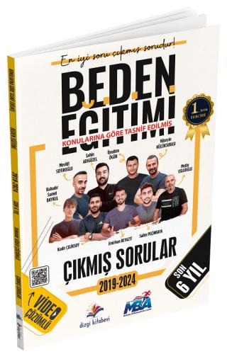 2025 ÖABT MEB-AGS Beden Eğitimi Öğretmenliği Çıkmış Sorular Son 6 Yıl Konularına Göre Çözümlü | Dizgi Kitap (Ciltsiz) - Resim 1