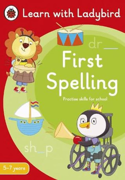 First Spelling: A Learn with Ladybird Activity Book 5-7 years | Ladybird Book (Ciltsiz)