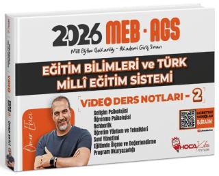 MEB-AGS Eğitim Bilimleri ve Türk Milli Eğitim Sistemi Video Ders Notları - 2