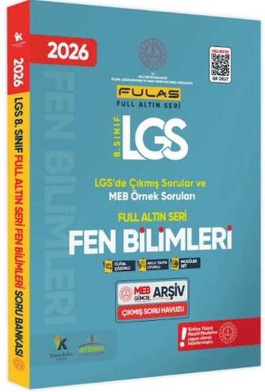 2026 8.Sınıf Full LGS Altın Seri FEN BİLİMLERİ MEB Çıkmış Soru Bankası Modüler Seti PDF/Video Çözüm | Karakutu Yayın (Ciltsiz)