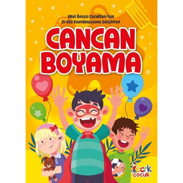 Cancan Boyama - Okul Öncesi | Bıcırık Yayınları (İnce Kapak)