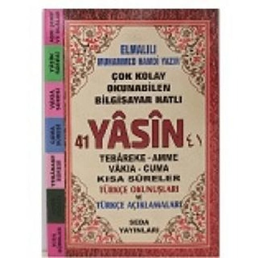 41 Yasin Tebareke - Amme - Vakıa - Cuma ve Kısa Sureler Çanta Boy (Kod:174)