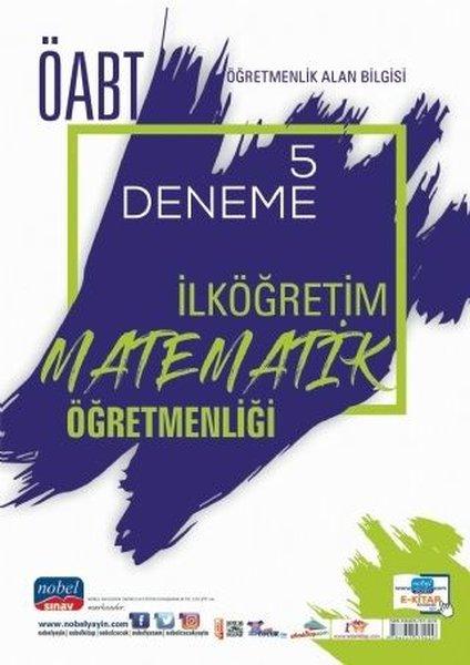 ÖABT İlköğretim Matematik Öğretmenliği - Öğretmenlik Alan Bilgisi-5 Deneme | Nobel Sınav (İnce Kapak) - Resim 1