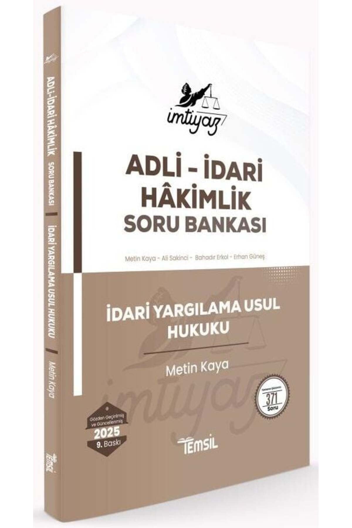 İmtiyaz İdari Yargılama Usul Hukuku Soru Bankası | Temsil Kitap (Ciltsiz)