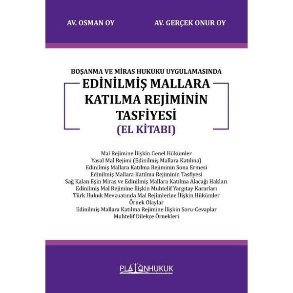 Edinilmiş Olan Mallara Katılım Rejiminin Tasfiyesi El Kitabı