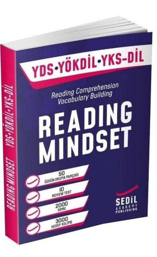 YDS YÖKDİL YKS DİL Reading Mindset | Sedil Academy Publishing (İnce Kapak)