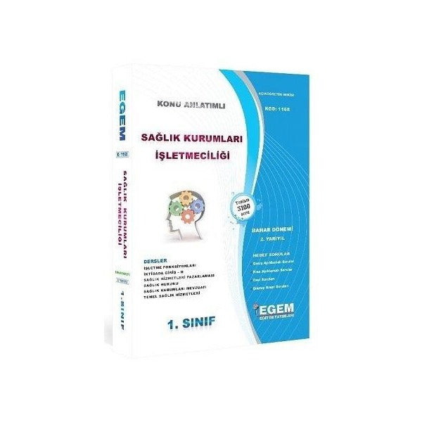 1. Sınıf Sağlık Kurumları İşletmeciliği Konu Anlatımlı Soru Bankası
