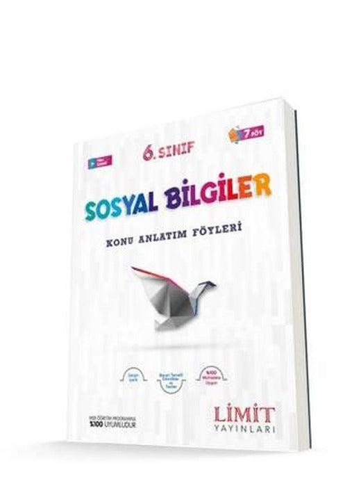 6. Sınıf Sosyal Bilgiler Konu Anlatım Föyleri | Limit Yayınları (Ciltsiz)