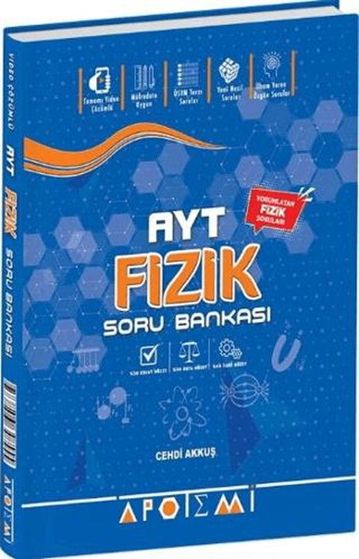 AYT Fizik Soru Bankası | Apotemi Yayınları (Ciltsiz)