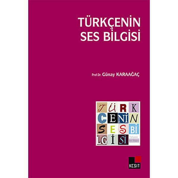Türkçenin Ses Bilgisi | Kesit Yayınları (İnce Kapak)