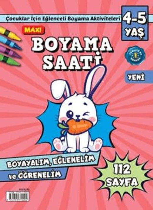 Maxi Boyama Saati 6 | Maxi Yayıncılık (Ciltsiz)