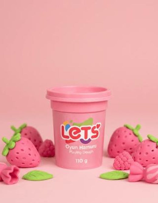 Let's Oyun Hamuru Pembe 110g | Lets