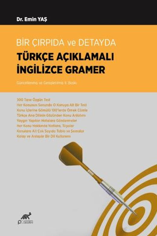 Bir Çırpıda ve Detayda Türkçe Açıklamalı İngilizce Gramer | Paradigma Akademi Yayınları (Ciltsiz)