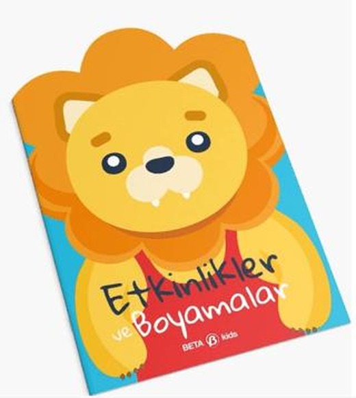 Aslancık - Etkinlikler ve Boyamalar | Beta Kids (Ciltsiz)