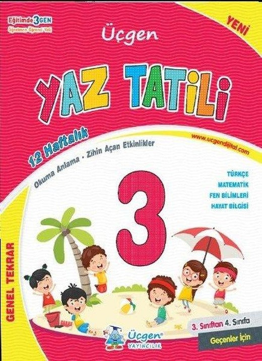 3. Sınıf Yaz Tatili | Üçgen Yayıncılık (İnce Kapak)